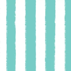 La La Land Turqoise Stripe Wrapping Paper Roll - 70Cm