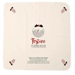Ladelle Joyful Christmas Pudding Cloth (2 Styles) - 60Cm