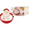 Ladelle Joyful Christmas Santa Lolly Bowl - 17Cm