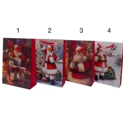 Large Santa Claus Christmas Gift Bag - ?