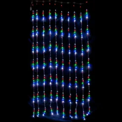 Led Cascading Curtain Multi Colour - 3 X 2M