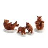 Lemax Bear Family Snow Day - Set Of 4