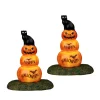 Lemax Cat And Pumpkin (Set Of 2)