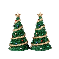 Lemax Classic Christmas Trees (Set Of 2) - 6.5Cm