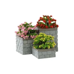 Lemax Flower Bed Boxes - Set Of 3
