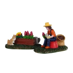 Lemax Garden Grooming (Set Of 2)