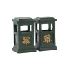 Lemax Green Trash Cans (Set Of 2)