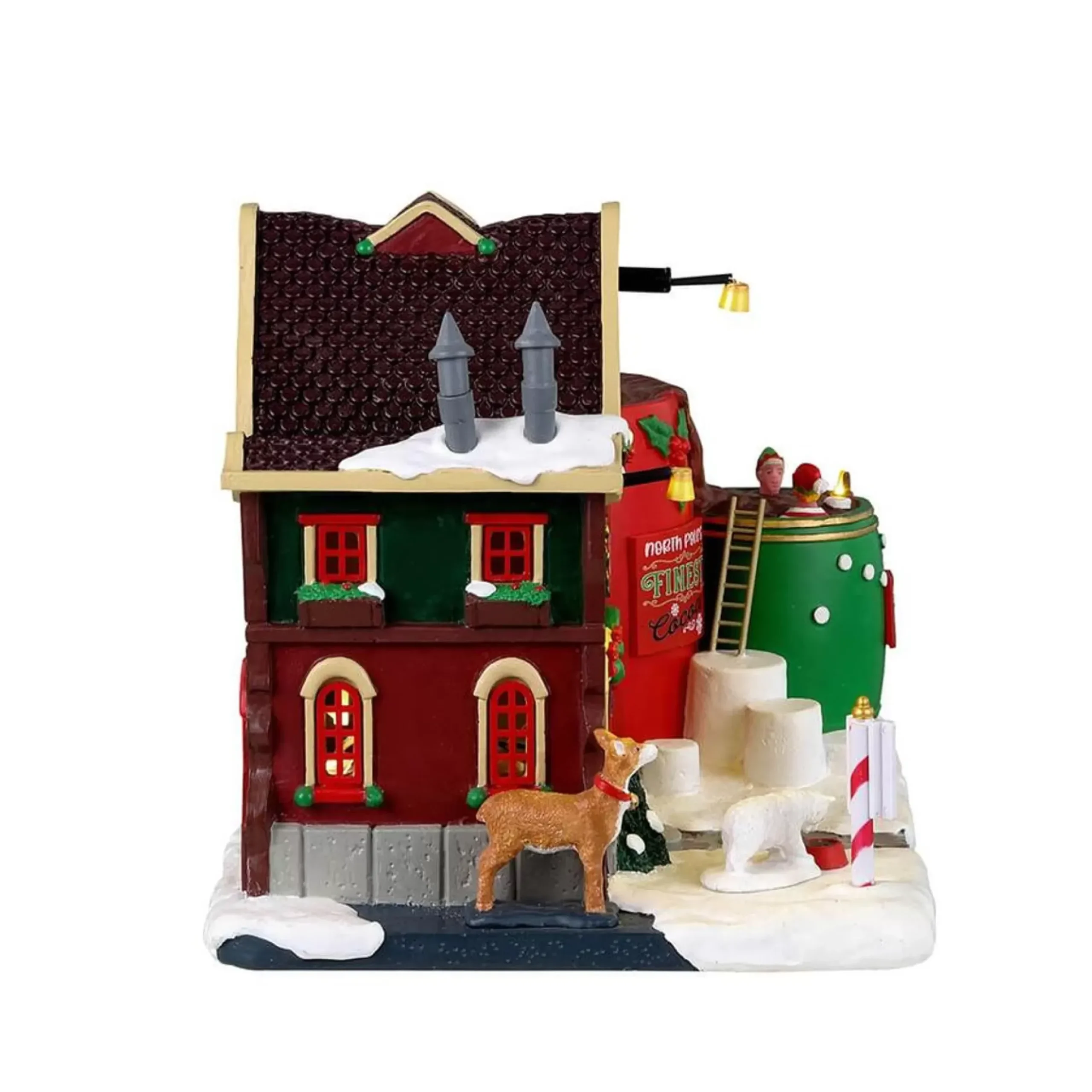 Lemax Hot Chocolate Spa - 23.5Cm