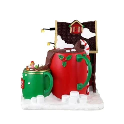 Lemax Hot Chocolate Spa - 23.5Cm