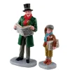 Lemax Merry Newsboy - 7.3Cm