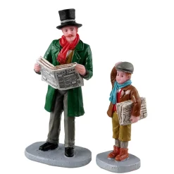 Lemax Merry Newsboy - 7.3Cm