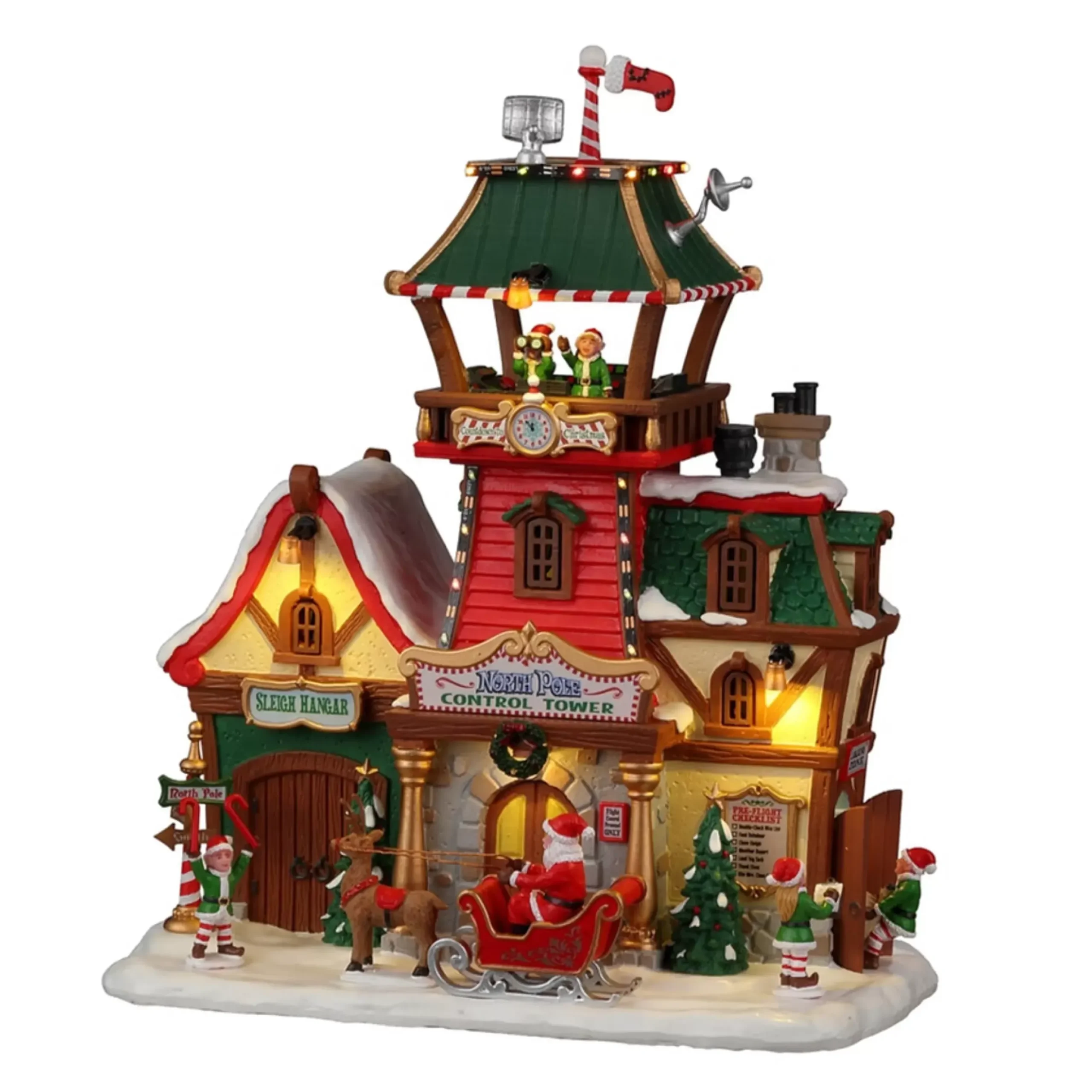 Lemax North Pole Control Tower