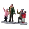 Lemax People Admiring Fireworks - Set Of 2