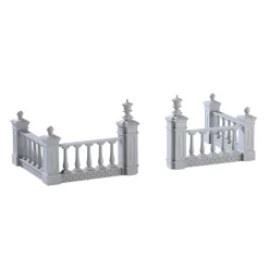 Lemax Plaza Fence - Set Of 4