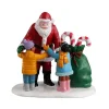 Lemax Santa Gets A Hug - 7.2Cm