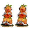 Lemax Spookytown Pumpkin Snowmen