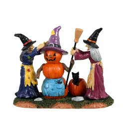 Lemax Spookytown Pumpkin Witch - 7.5Cm