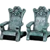 Lemax Spookytown Tombstone Chairs (Set Of 2) - 4.5Cm