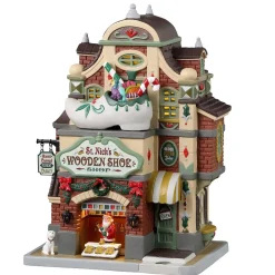 Lemax St. Nicks Wooden Shoe Shop - 22Cm