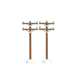 Lemax Telephone Poles