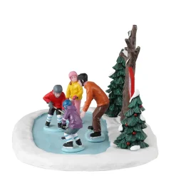 Lemax Tiny Tikes Hockey Lessons