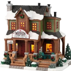 Lemax White Mountain Cider Mill - 17.8Cm