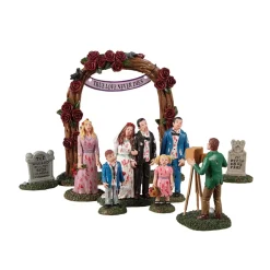 Lemax Zombie Wedding Party