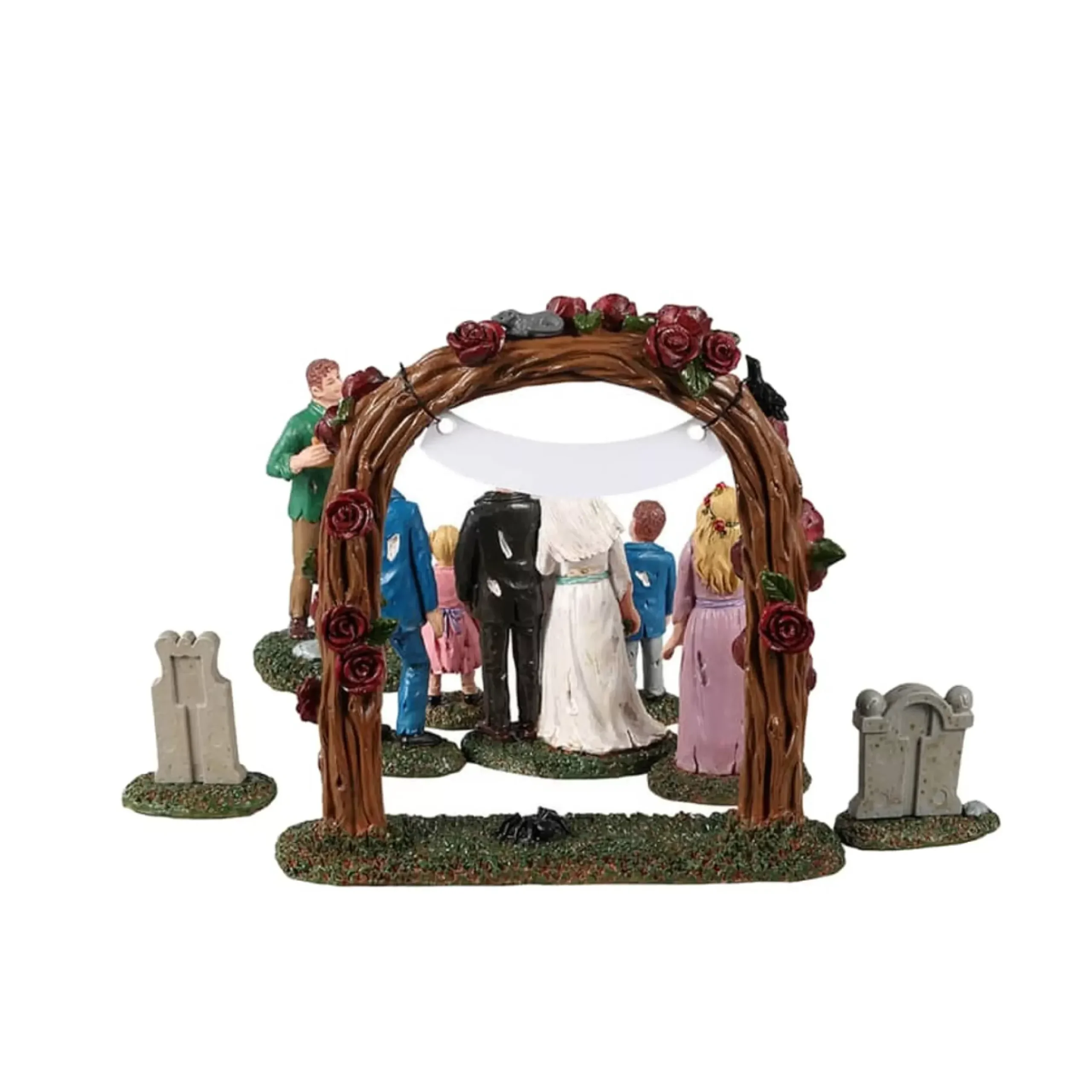 Lemax Zombie Wedding Party