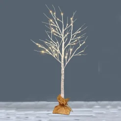 Lightup Birch Led Twinkle Tree - 120Cm