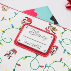 Loungefly Mickey Mouse Holiday Wreath Purse - 20Cm