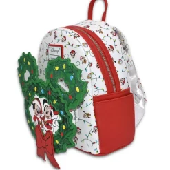 Loungefly Mickey Mouse Holiday Wreath Mini Backpack - 69Cm