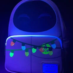 Loungefly Wall-E Eve Christmas Lights Mini Backpack - 27Cm
