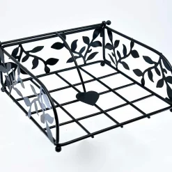 Luncheon Napkin Holder Black