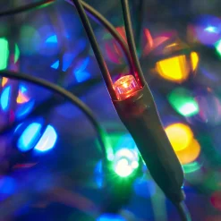3M X 2M Multi Colour Net Light With Green Wire