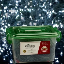 5M X 3M White Colour Net Light With Green Wire