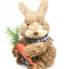 Male Bunny Rabbit With Blue Check Tie -17Cm