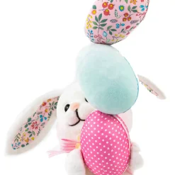 Marching Rabbit Juggling Easter Eggs - 34Cm