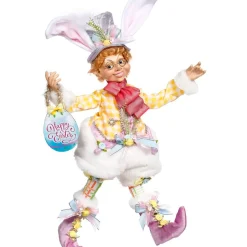 Mark Roberts Easter Basket Elfin Boy - 48Cm
