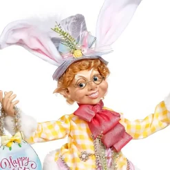 Mark Roberts Easter Basket Elfin Boy - 48Cm