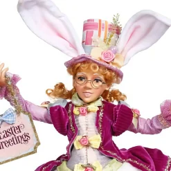 Mark Roberts Easter Basket Elfin Girl - 48Cm