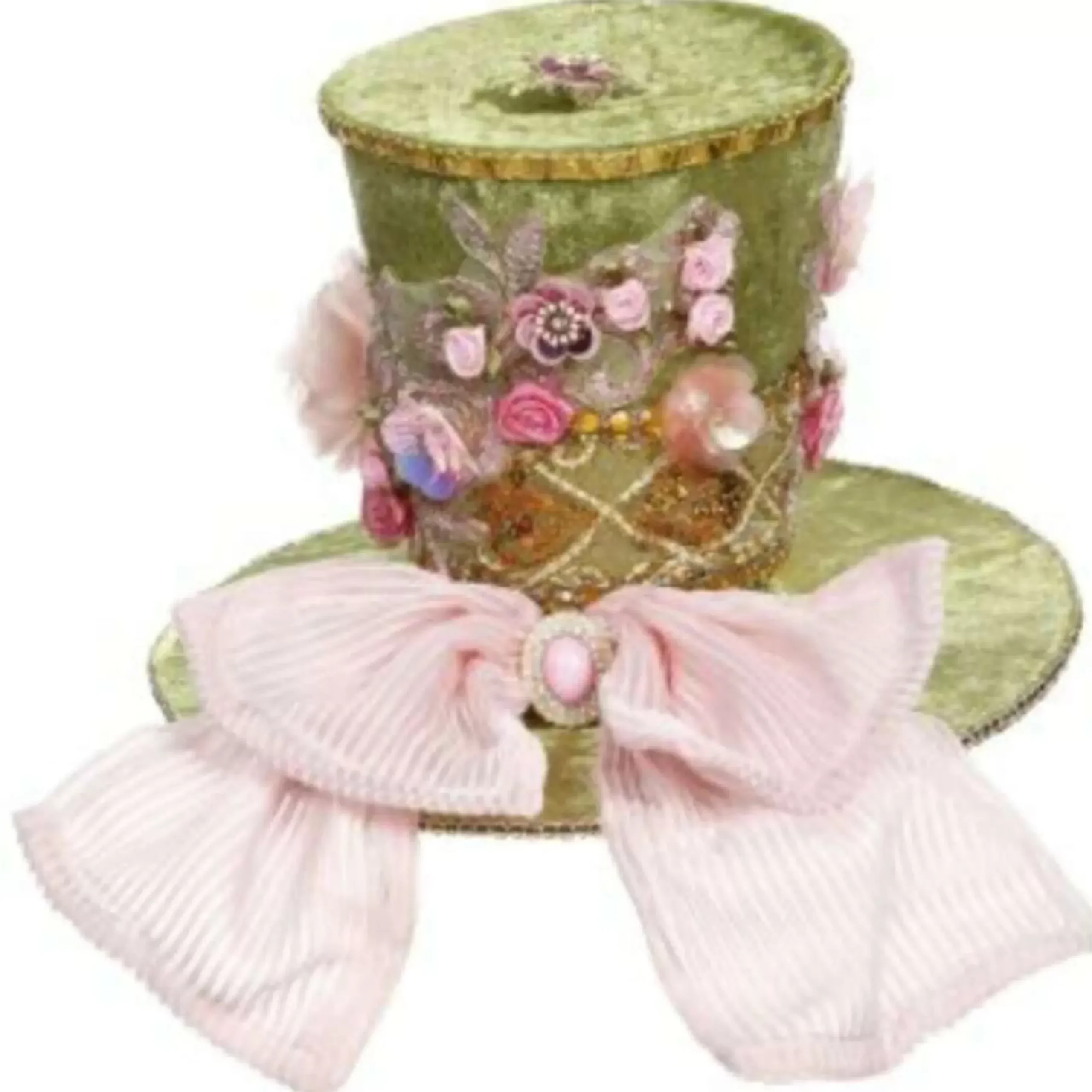 Mark Roberts Easter Parade Top Hat Decoration (3 Styles) - 15Cm