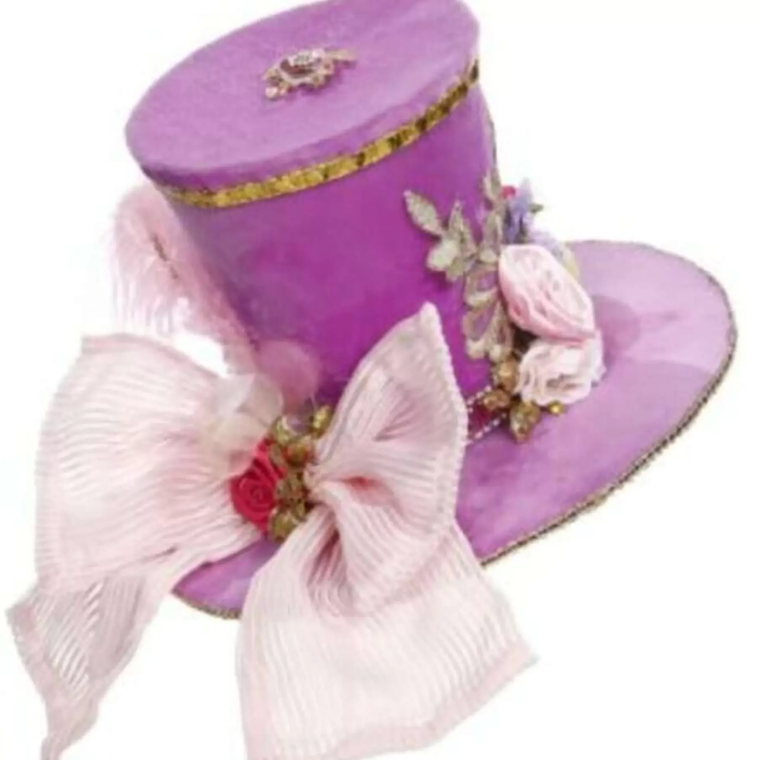 Mark Roberts Easter Parade Top Hat Decoration (3 Styles) - 15Cm