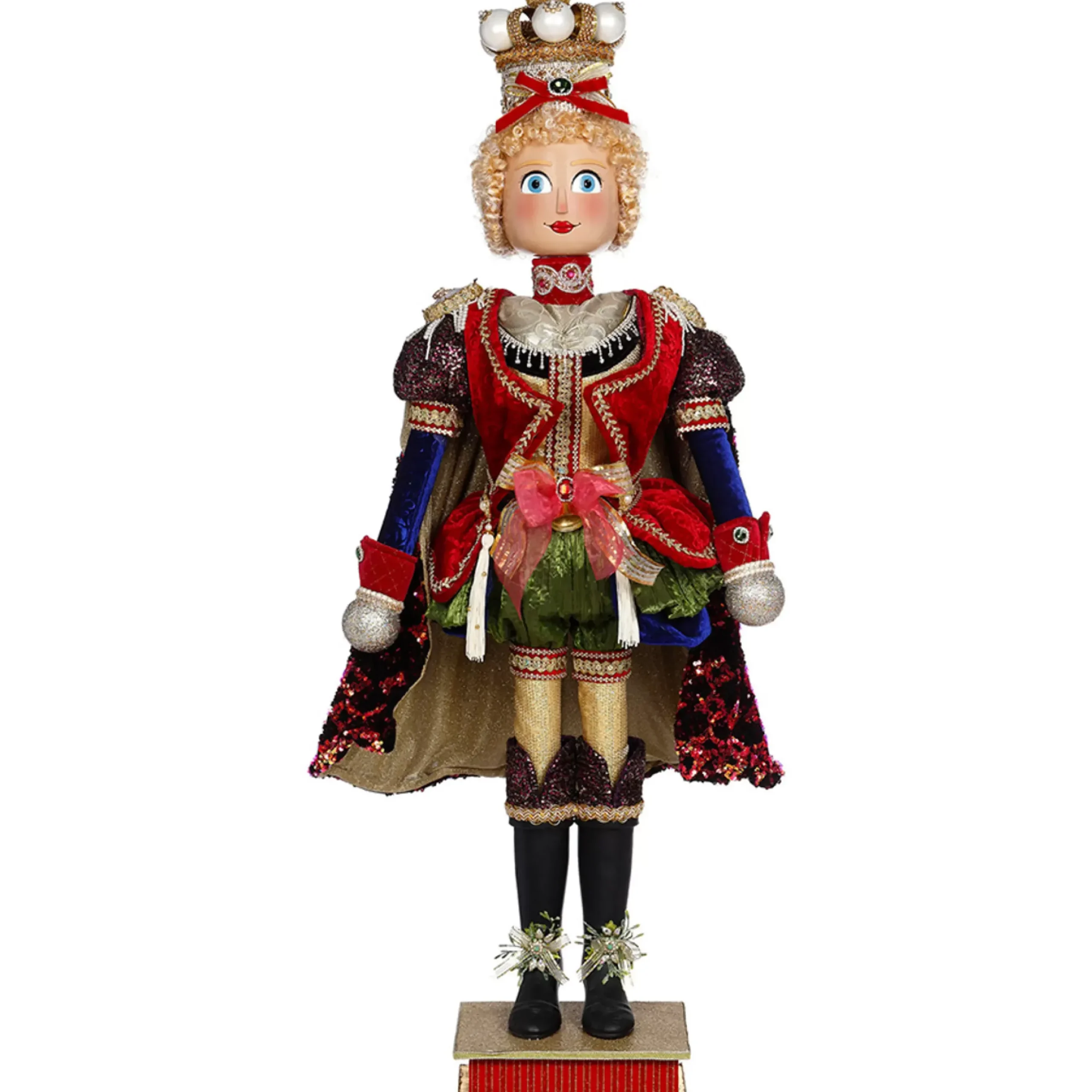 Mark Roberts Golden Gal Nutcracker - 122Cm