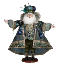 Mark Roberts Proud Peacock Santa - 65.5Cm