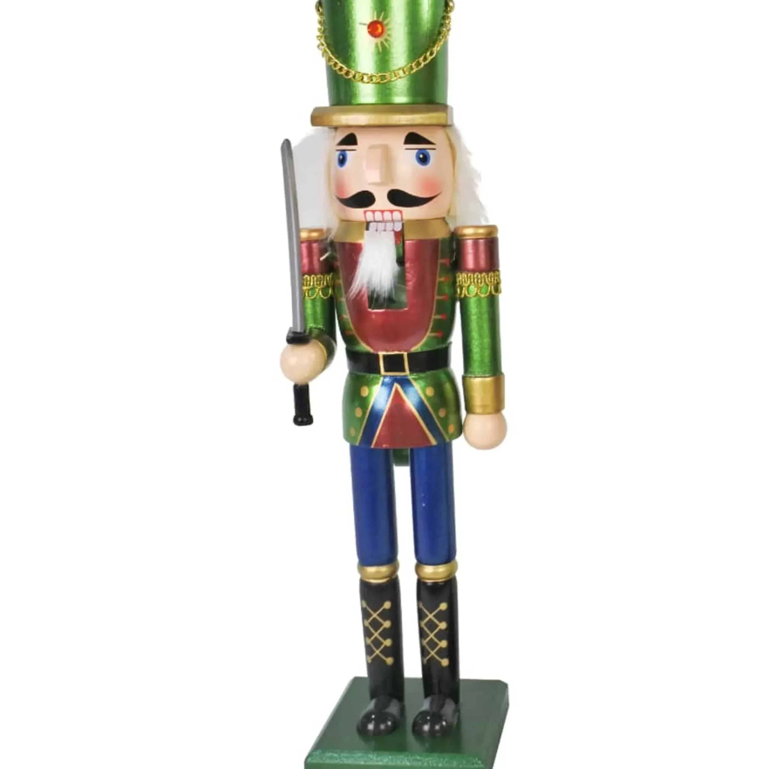 Matte Metallic Nutcracker (3 Styles) - 38Cm