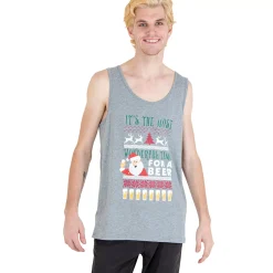 Mens Christmas Singlet