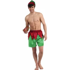 Mens Elf Shorts And Elf Hat Set Of 2 (2 Styles)