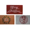 Merry Christmas Door Mat Tufted Coir (3 Styles) - 70Cm