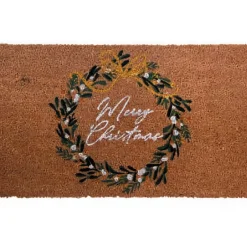 Merry Christmas Door Mat Tufted Coir (3 Styles) - 70Cm