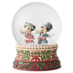 Mickey & Minnie Skating Waterball - 12Cm